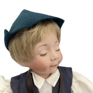 90’s Diana Effner's Little Boy Blue Porcelain 14” Mother Goose by Edwin Knowles